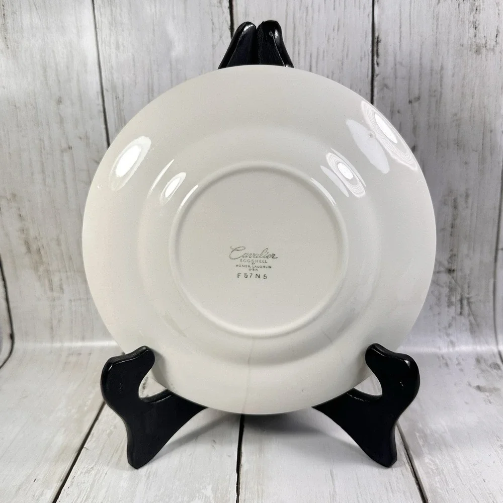 Homer Laughlin Barclay Cavelier Eggshell Pattern SALAD‎   Plate 7 Inch Pink